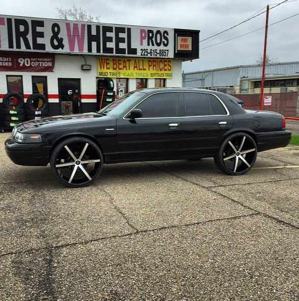 Black Car | Baton Rouge, LA | Tire & Wheel Pros