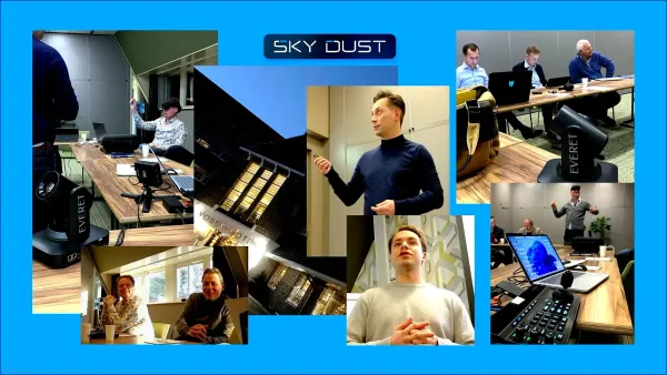SKY DUST TRAINING AND WORKSHOP IMAGES OF K.TIMMERMAN RA AS CSRD TRAINER WITH AN INHOUSE CSRD TEAM UPSKILL TRAINING SESSION.