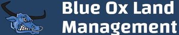 Blue ox logo with text "Blue Ox Land Management".