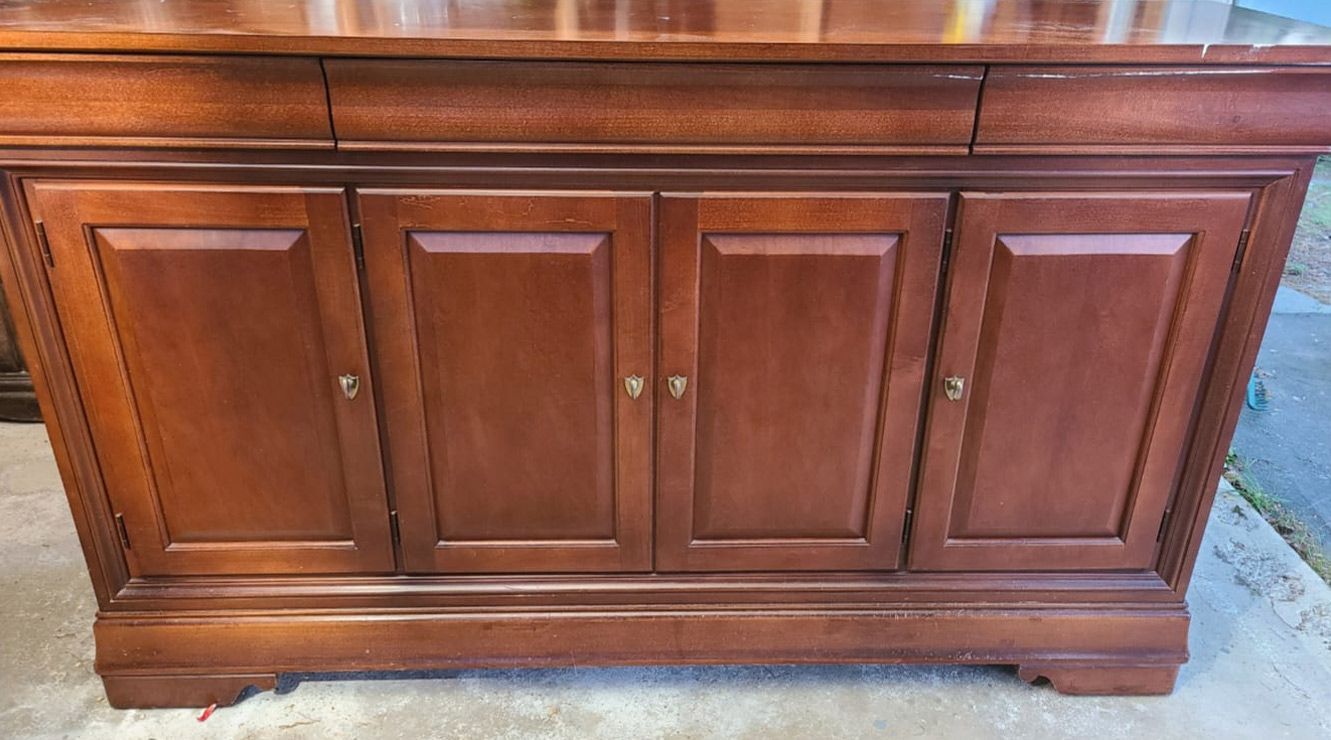 before image of chest cabinet