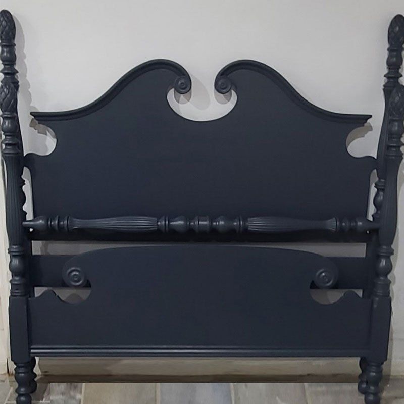Dark Blue Headboard