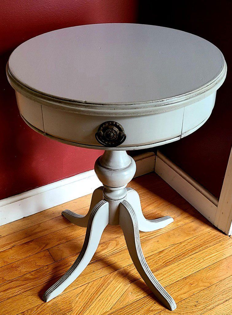 Gray Painted Table
