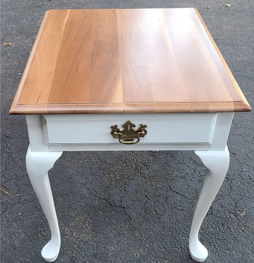 after image of a traditional end table
