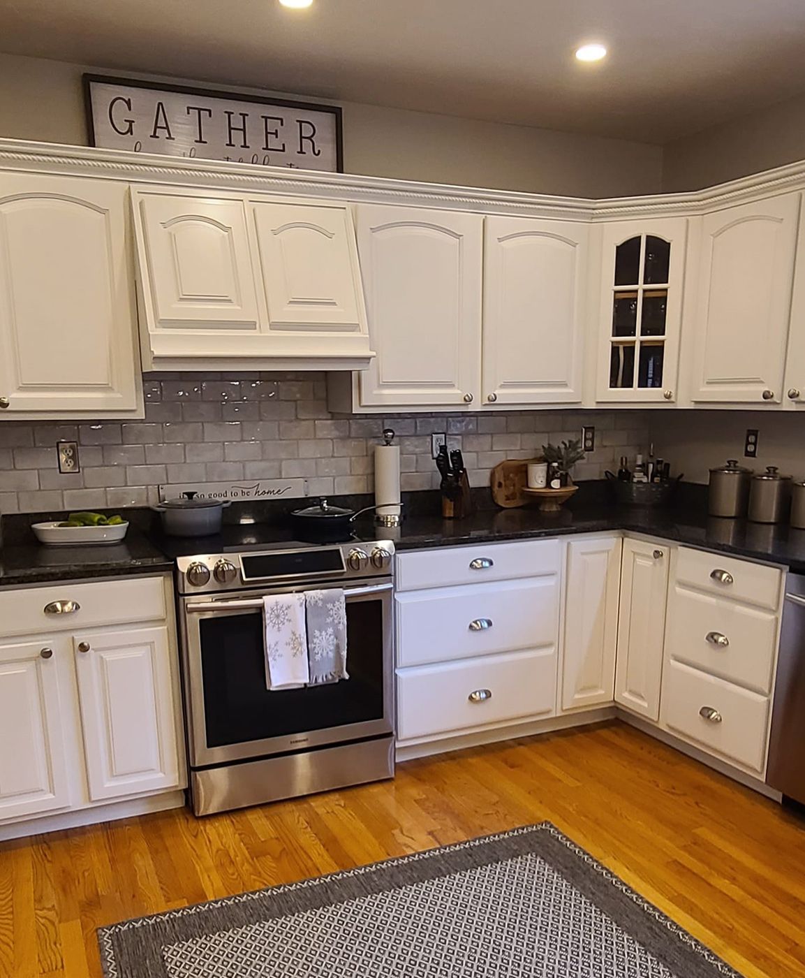 after image of a kitchen