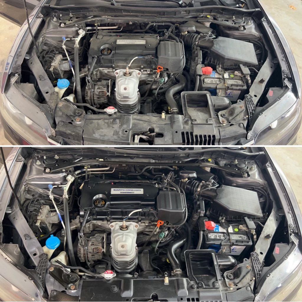 engine bay car detail nashua