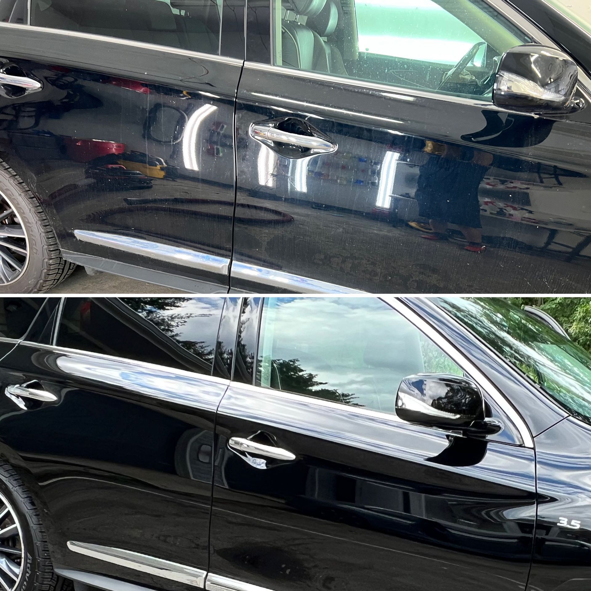 before and after paint correction nashua