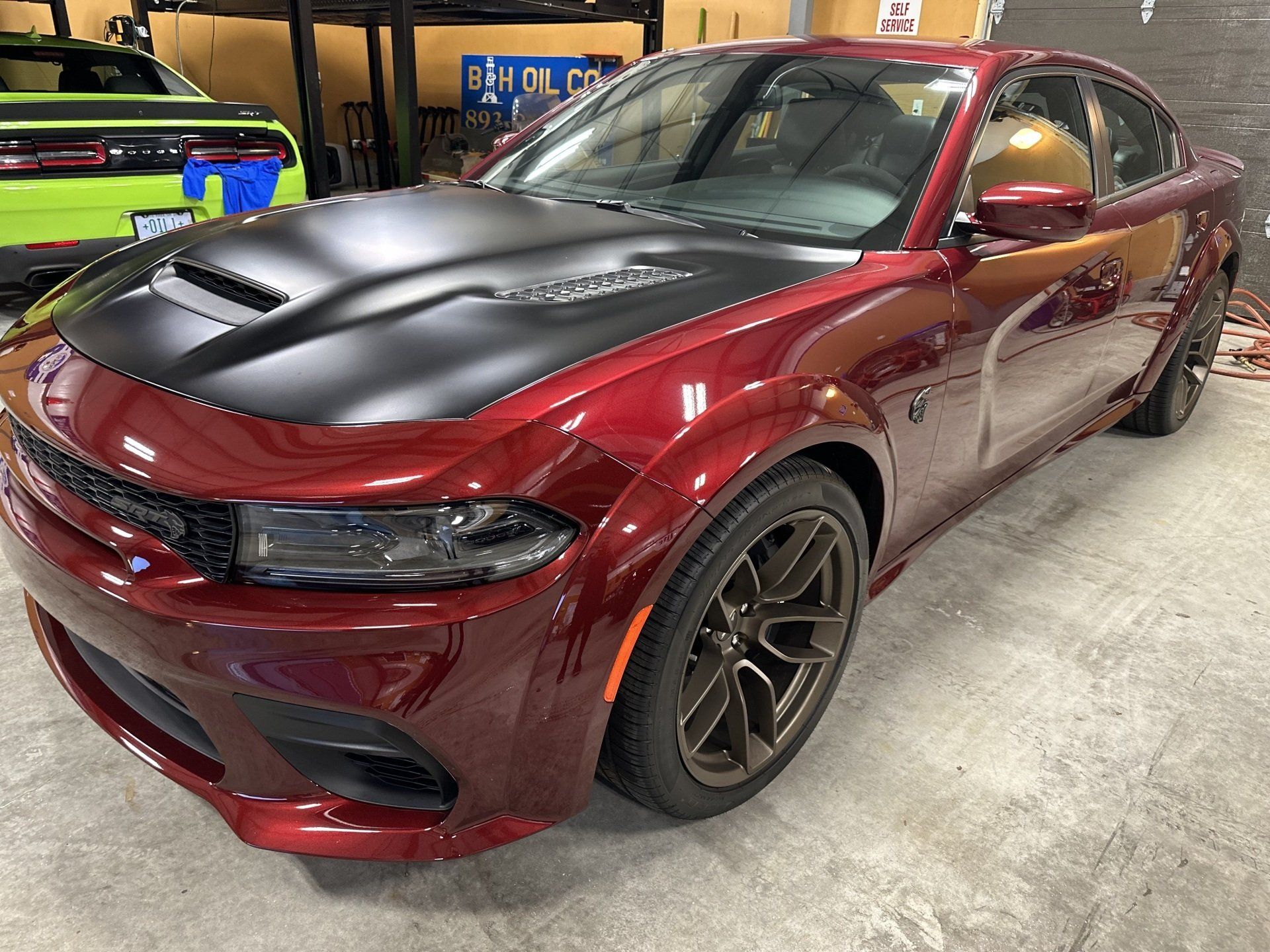 ceramic coating dodge charger car detail nashua