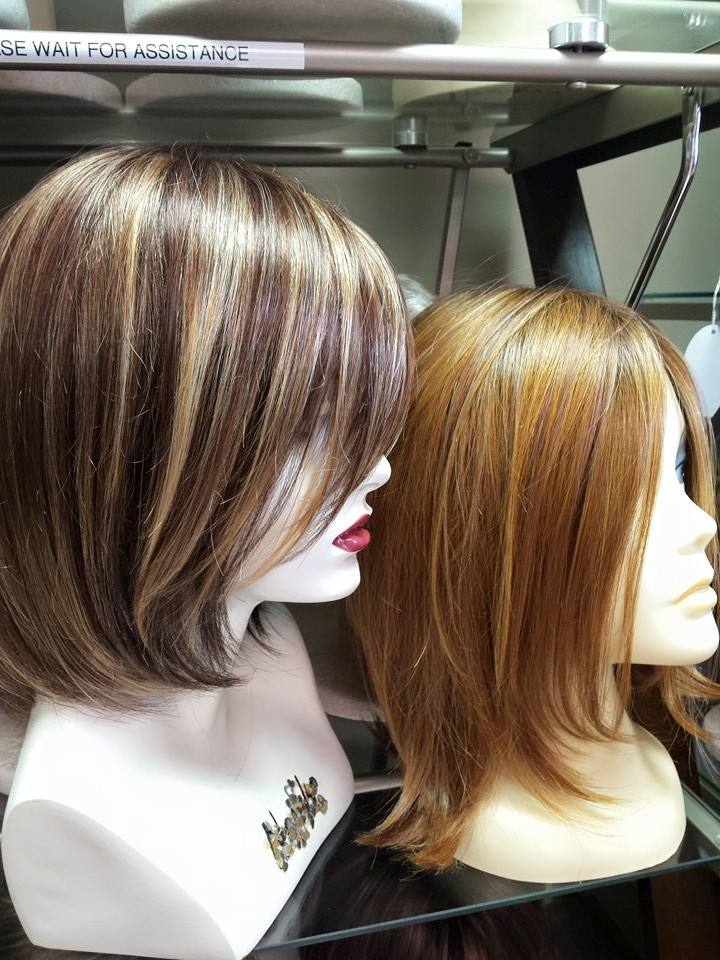 Side View of Two Different Wigs — Strongsville, OH — Wig Studio LLC