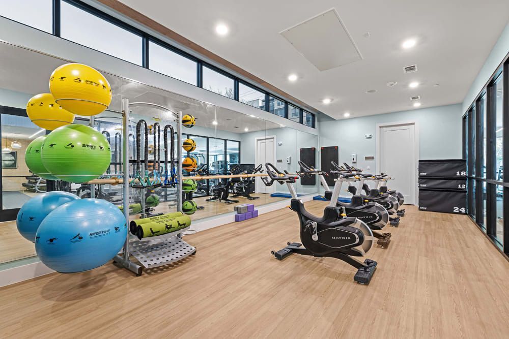 Expansive and Modern Fitness Center at The Clark