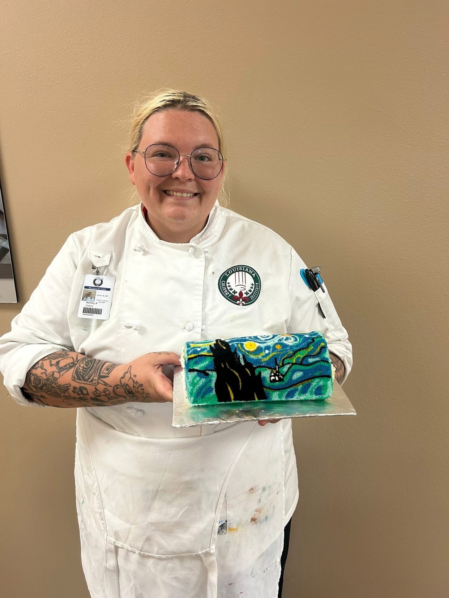 Ashley Collins Blends Art and Flavor at Louisiana Culinary Institute