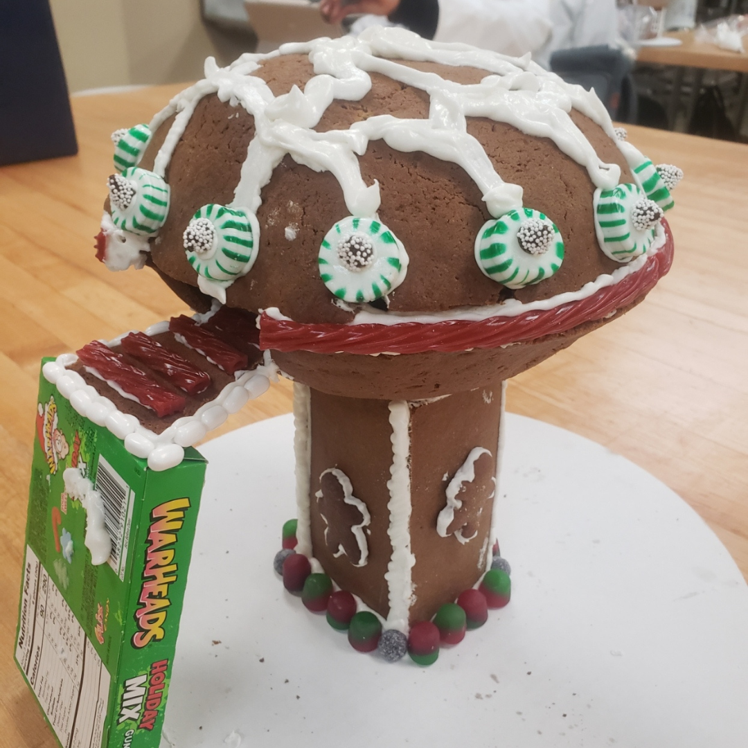 UFO gingerbread house