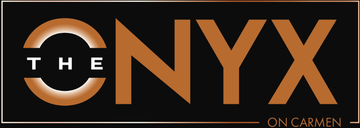 The Onyx on Carmen Logo - footer, go to homepage
