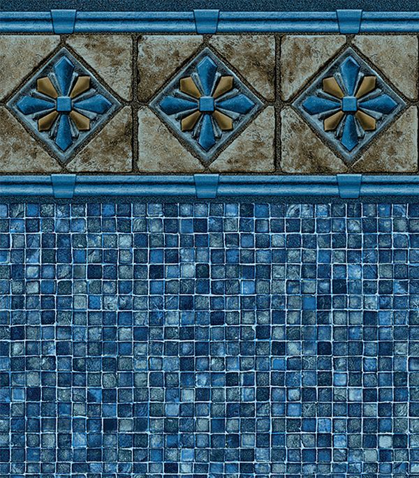 Royal Blue Mosaic Super