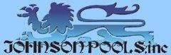 Logo with a lion-like creature in shades of blue with the words