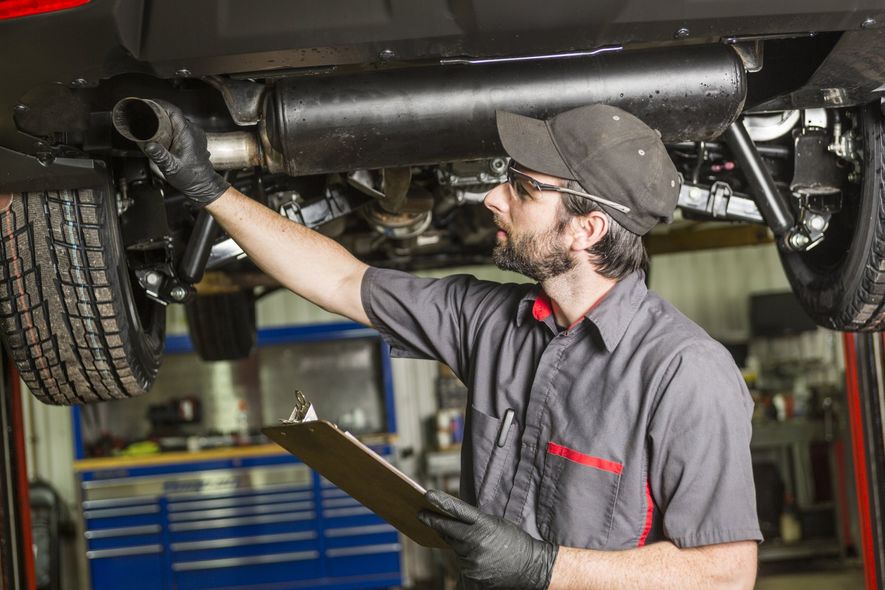 Mechanic Working On Car - Automechanical in Pittsworth, QLD