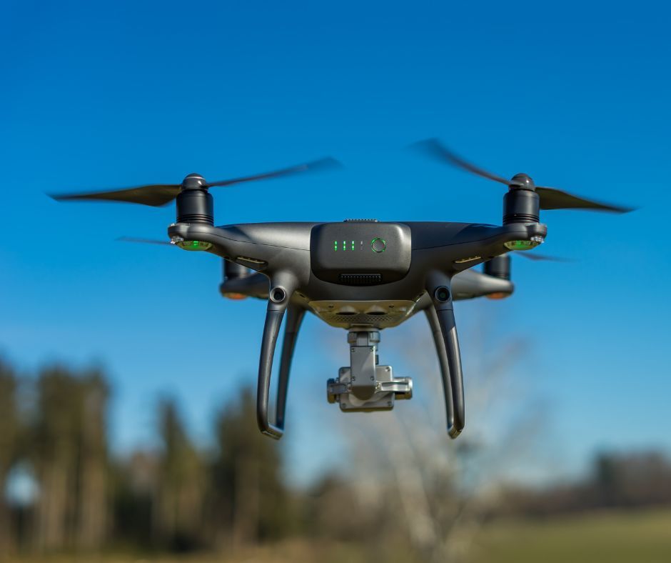 A drone for professional window washing