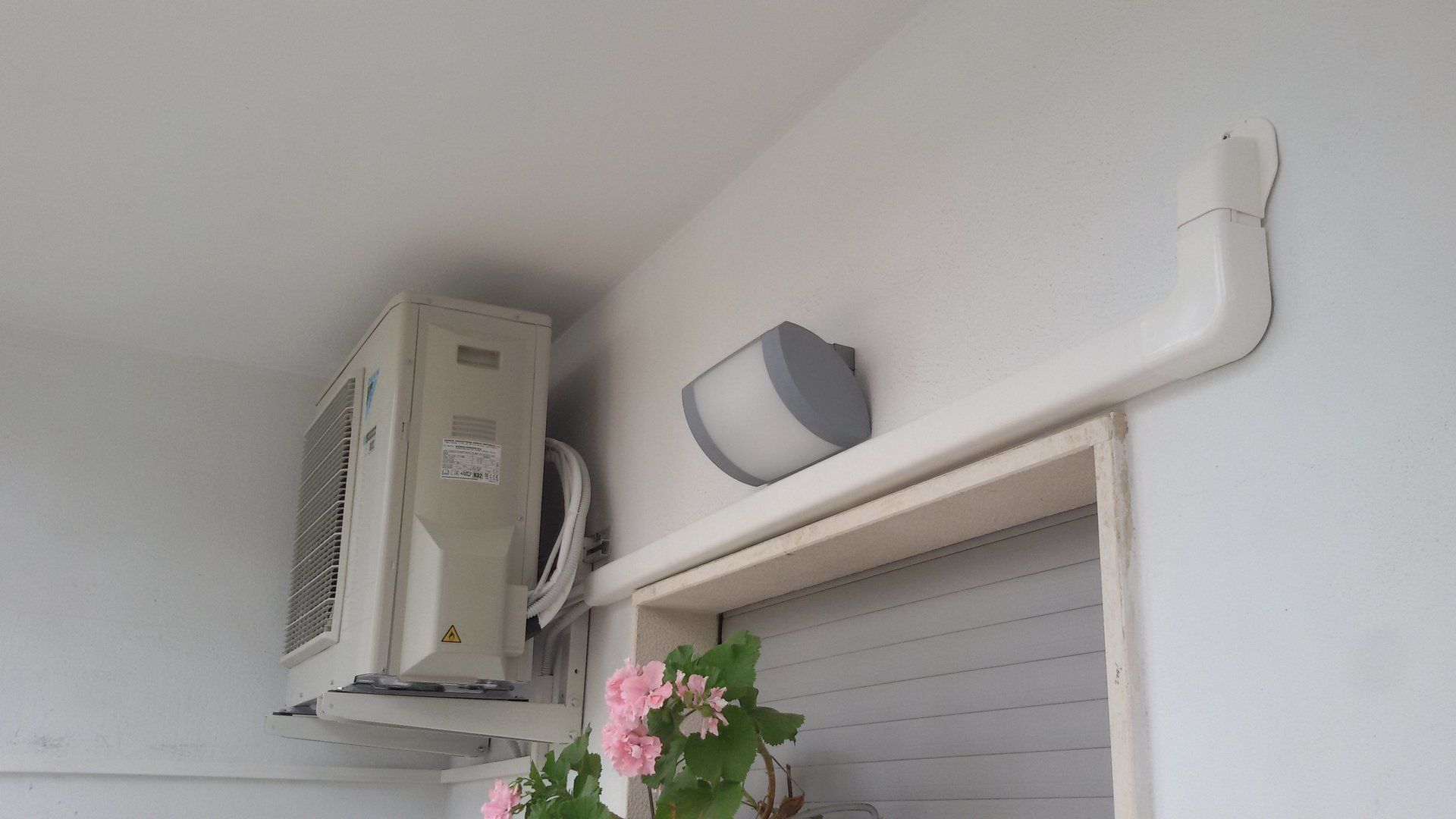 impianto di condizionamento esterno