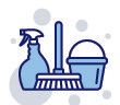 Icona Pulizie civili e industriali