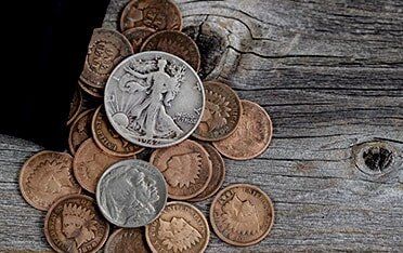 Silver and bronze coins — gold in Portland, OR