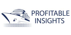 Cruise ship logo with the text