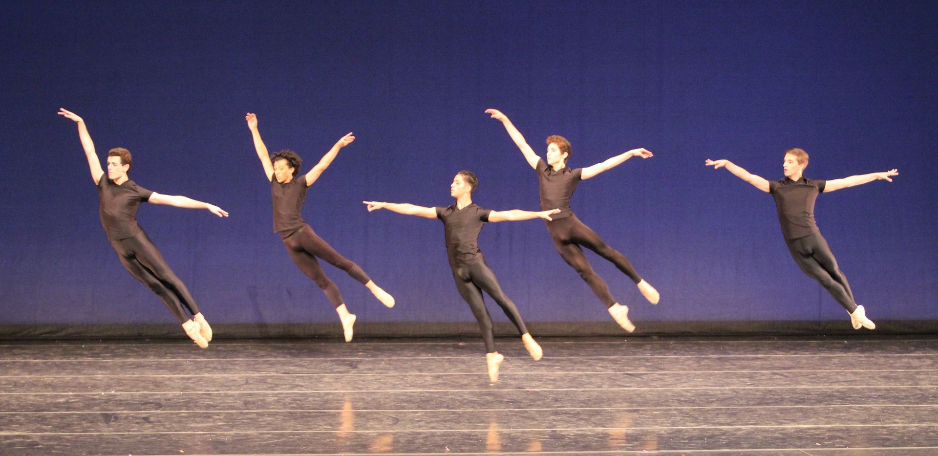 boys doing ballet on a stage