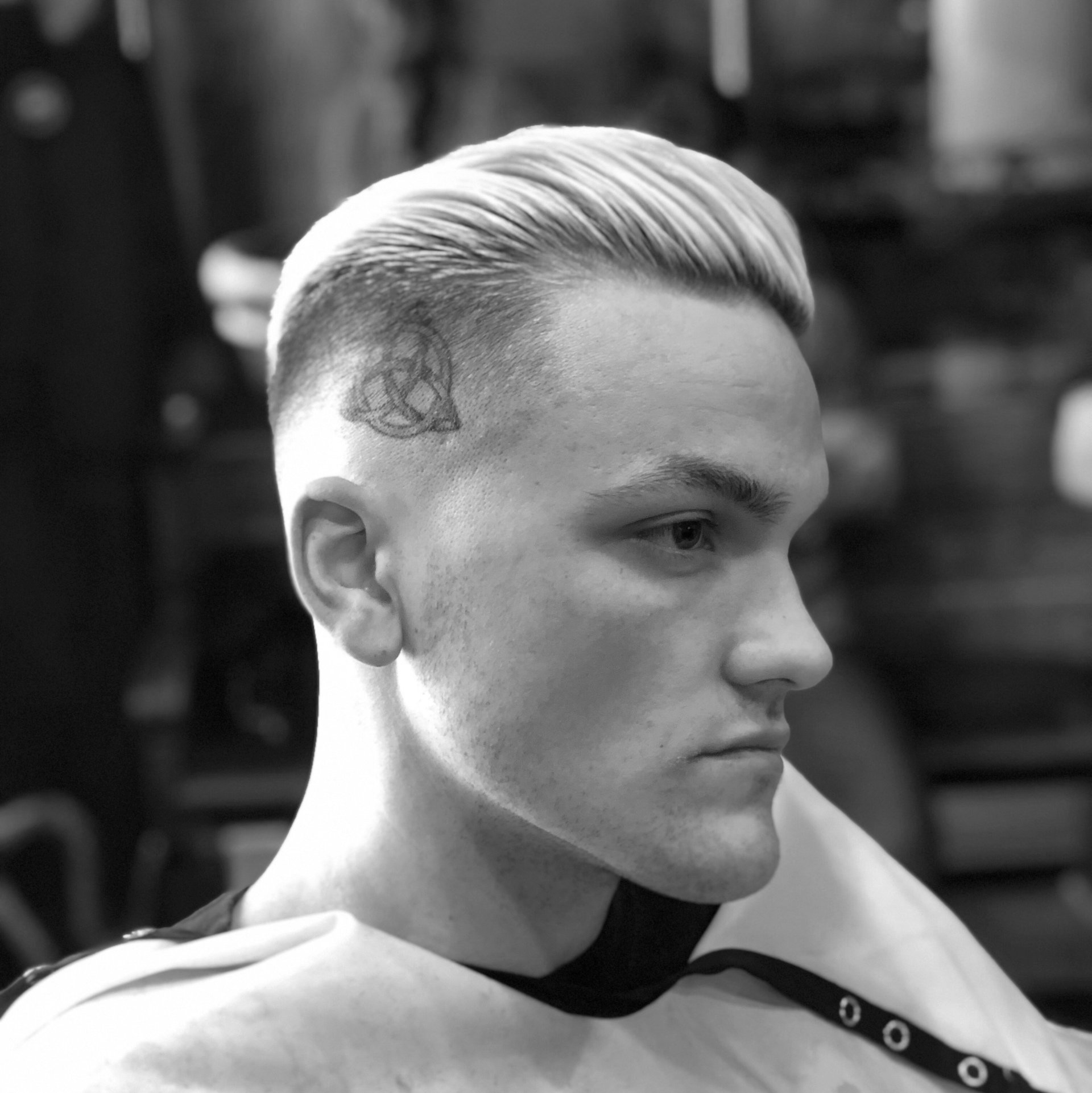 Fade with longer hair