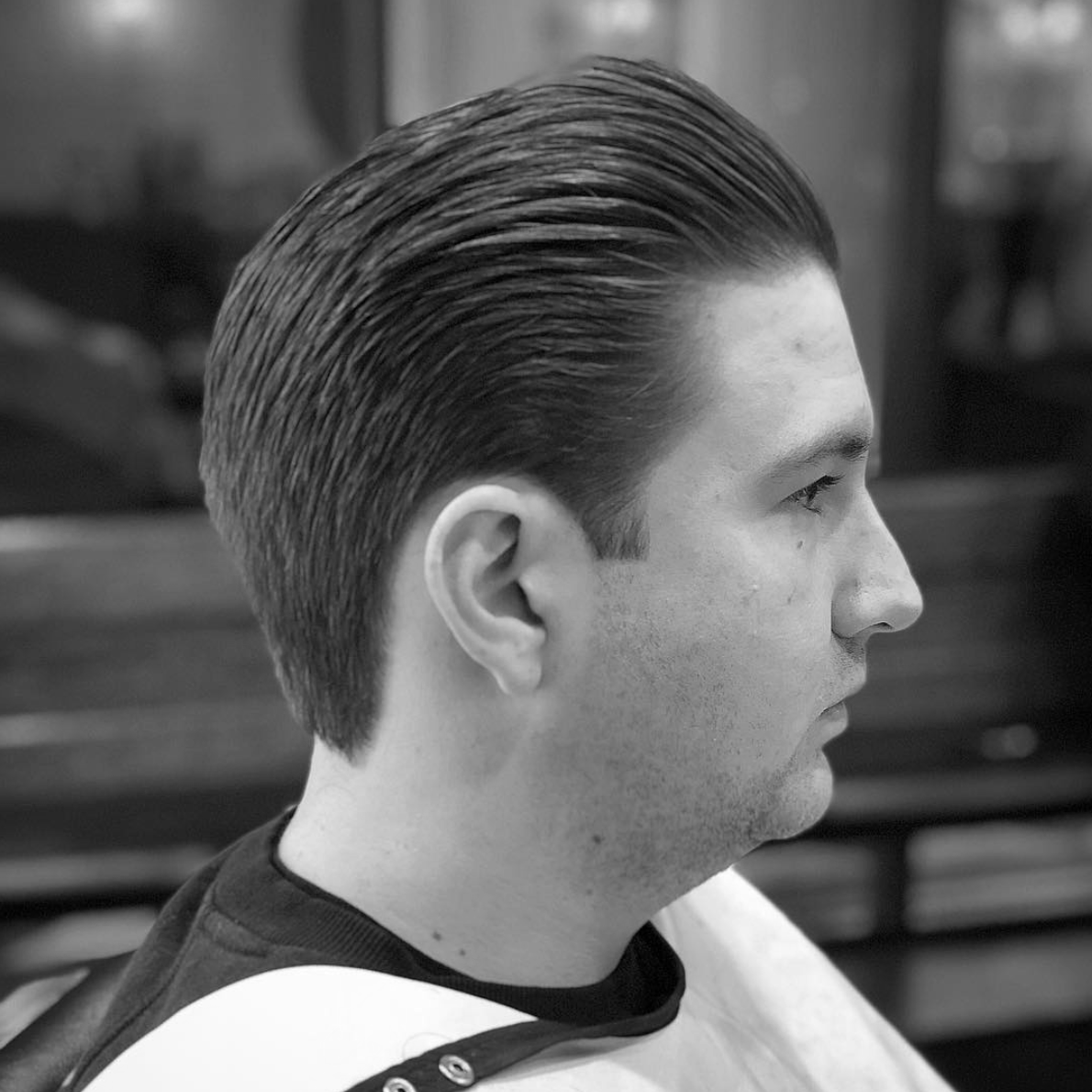 Medium length haircut