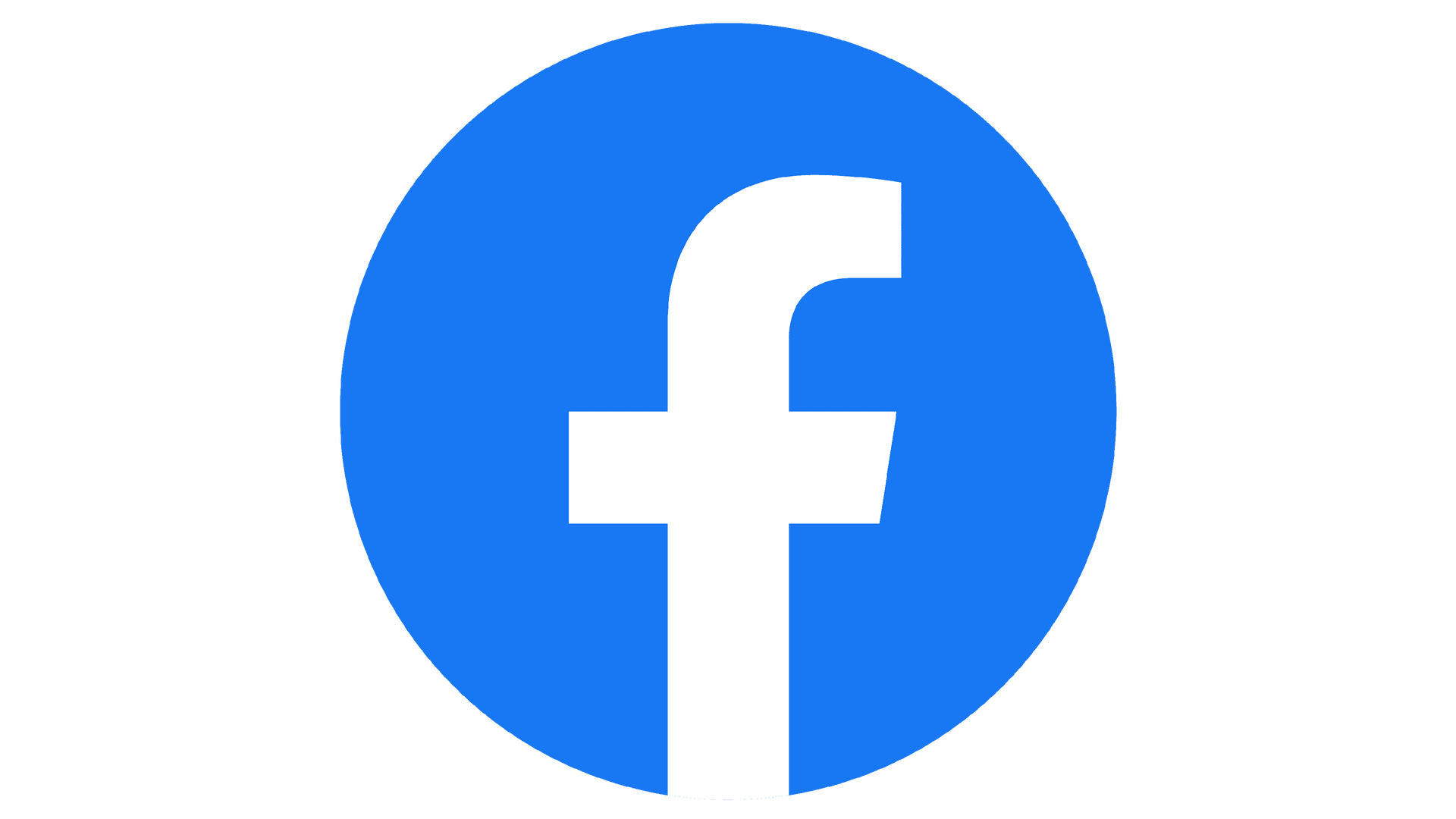 Facebook logo: White