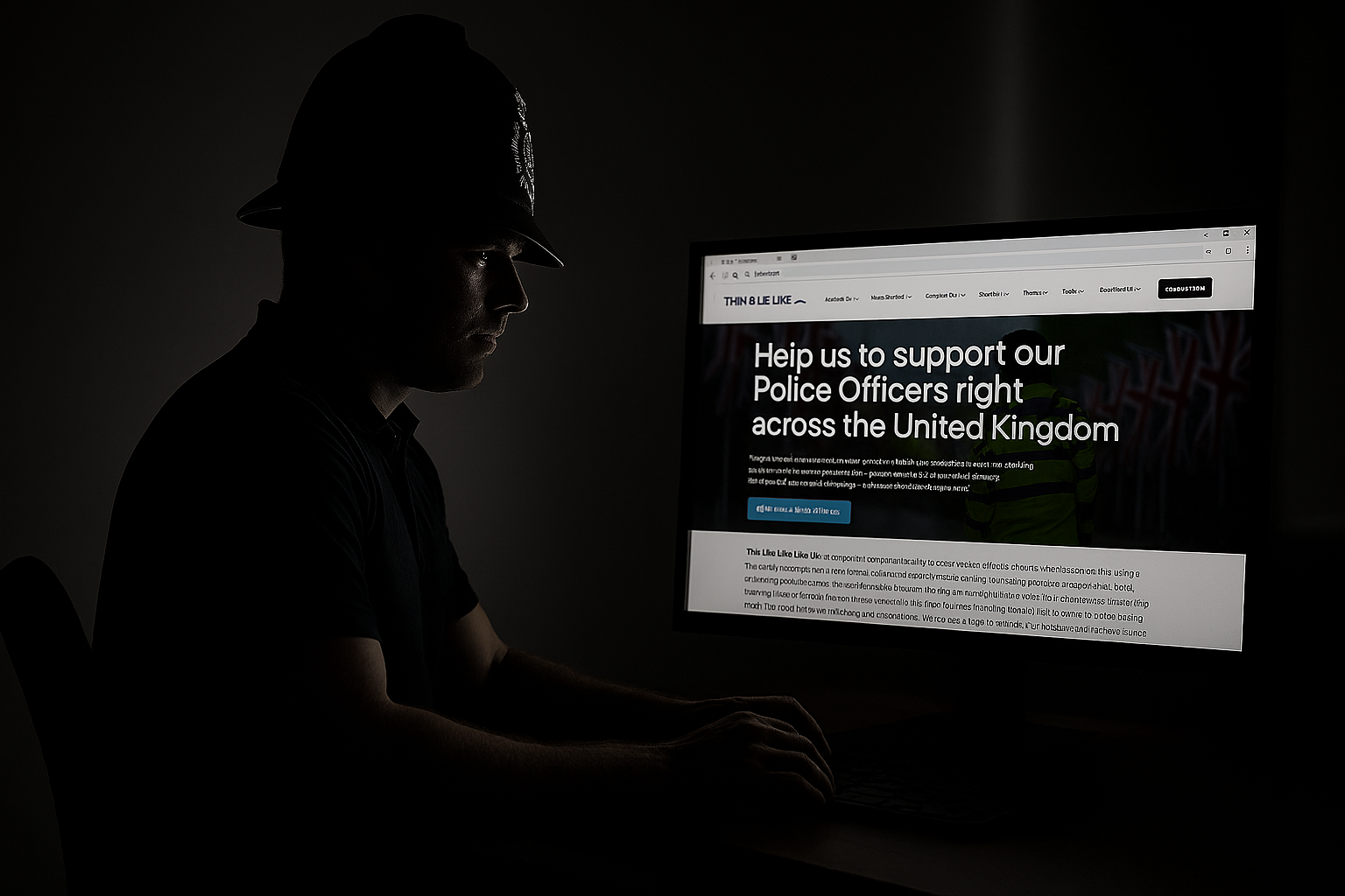 Police Officer Accessing Support