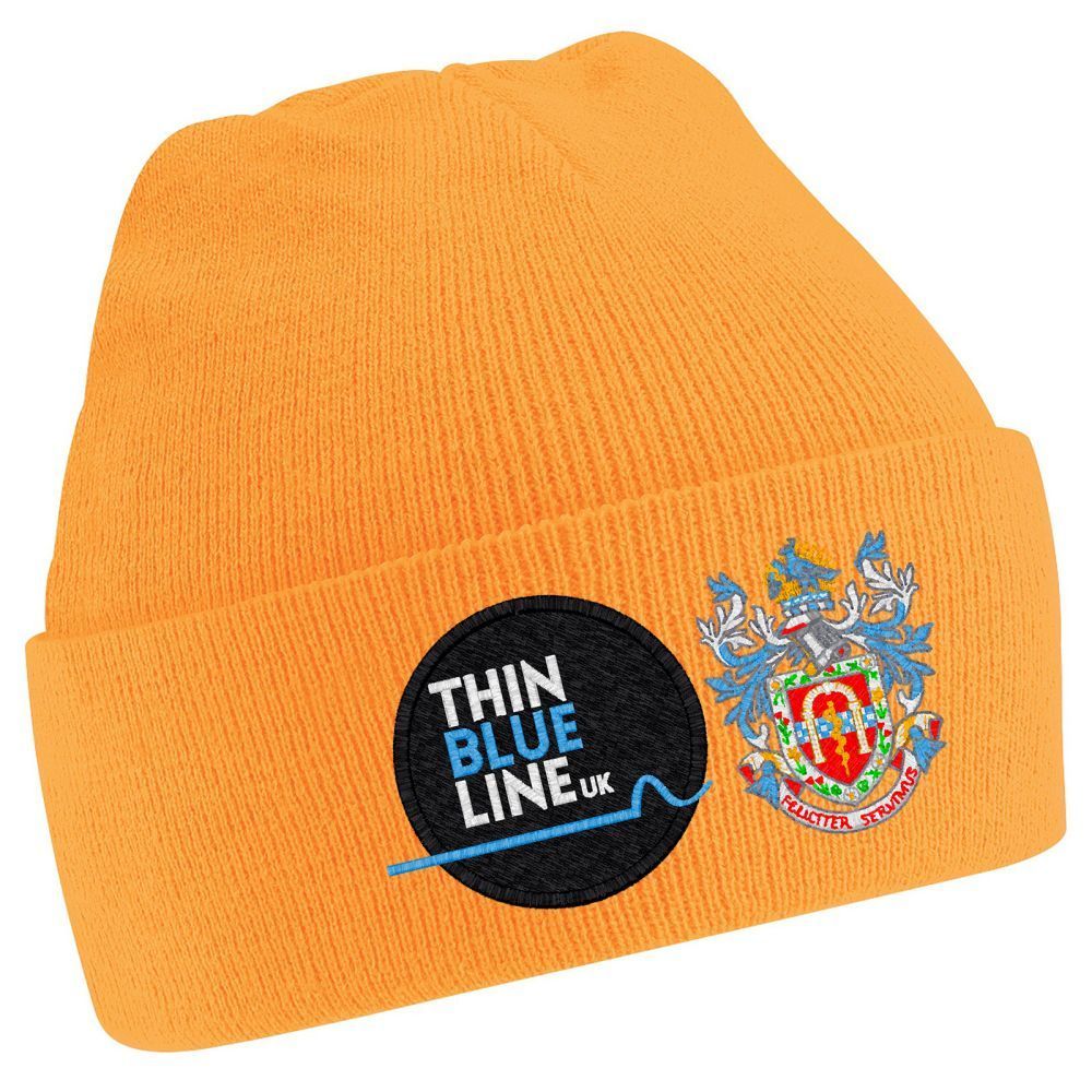 Neon yellow beanie with