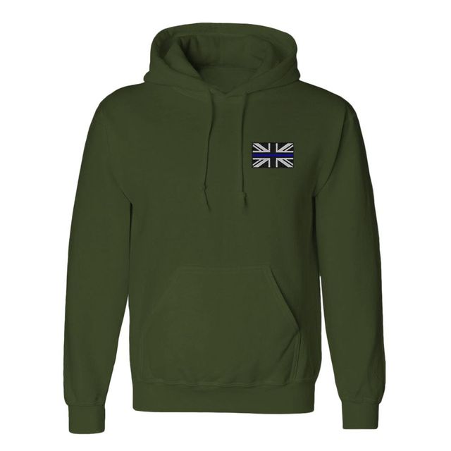 Thin Blue Line Flag Men's Hoodie Thin Blue Line UK