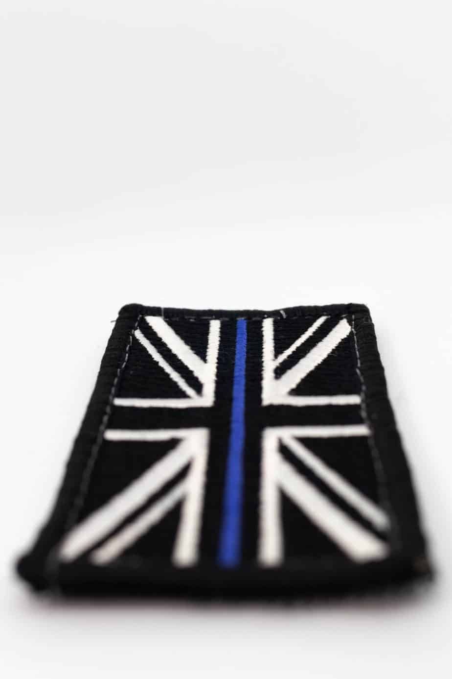 Image of thin blue line velcro patch