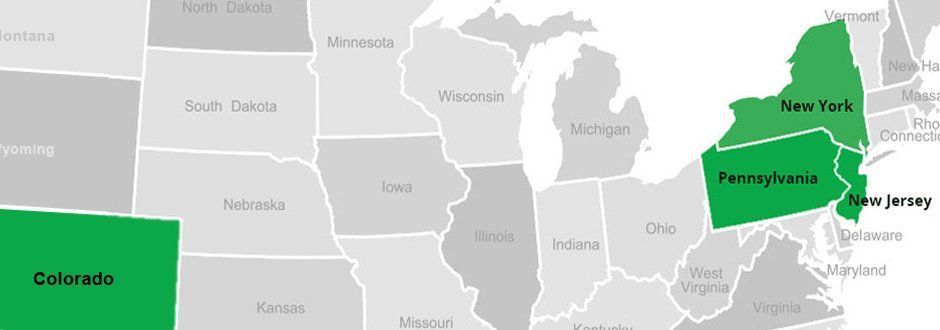 A Map of the United States