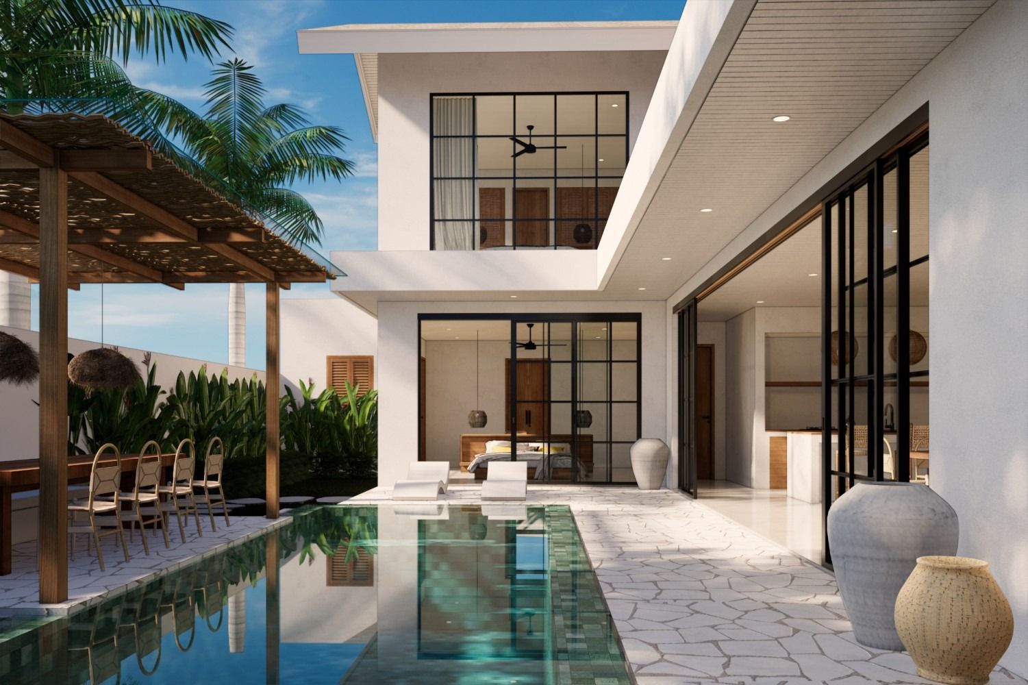 5 Bedroom Private Pool Villa in Bali for 10 Guests | Family Nest Resort ...