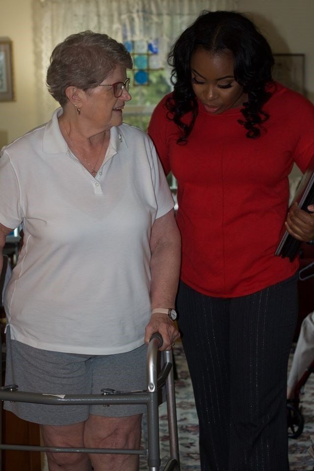 The Owner With A Senior Woman Different Angle — Hyannis, MA — Cherry's Home Care