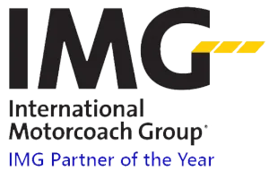 Logo for International Motorcoach Group: black 