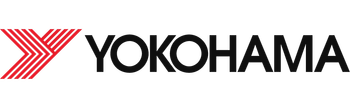 Yokohama logo: red chevron lines and black text.