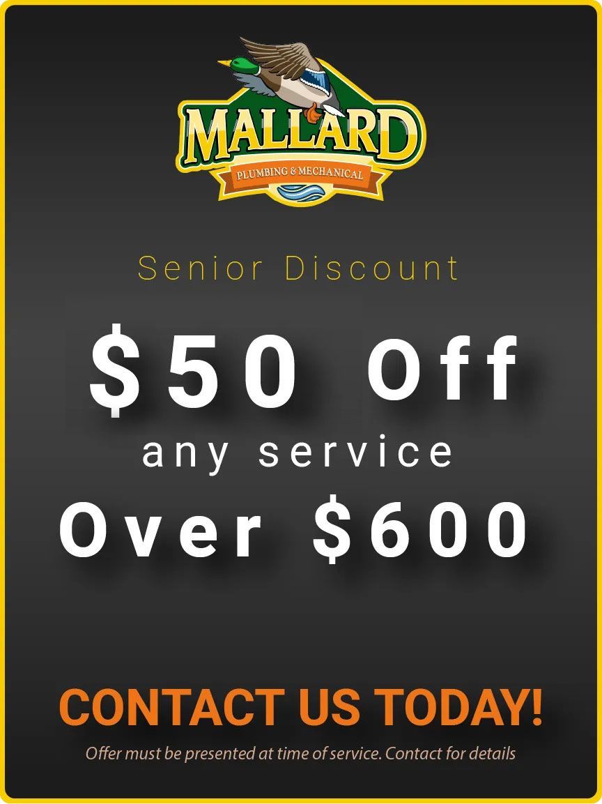 senior discount mallard plumbing