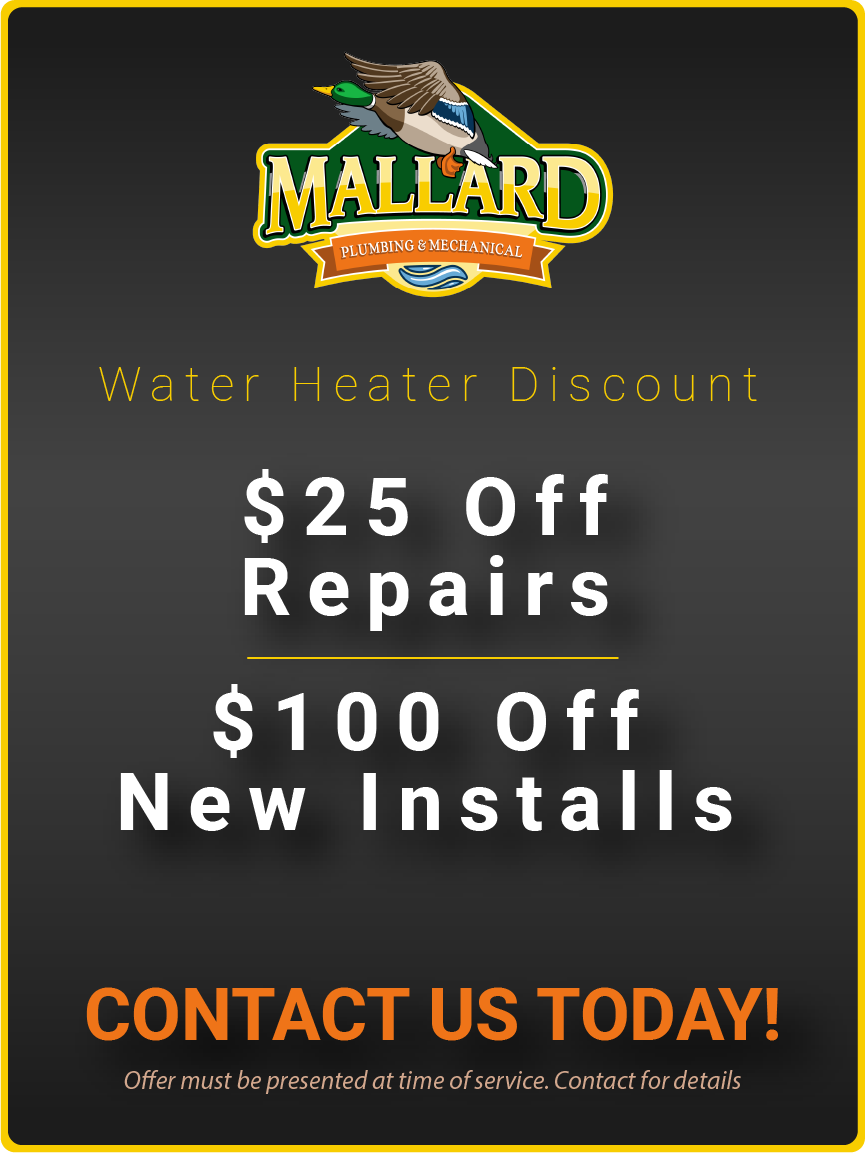 Mallard plumbing water services promotion