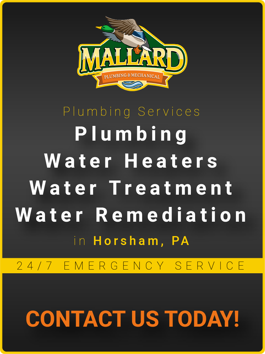 Mallard plumbing water services promotion