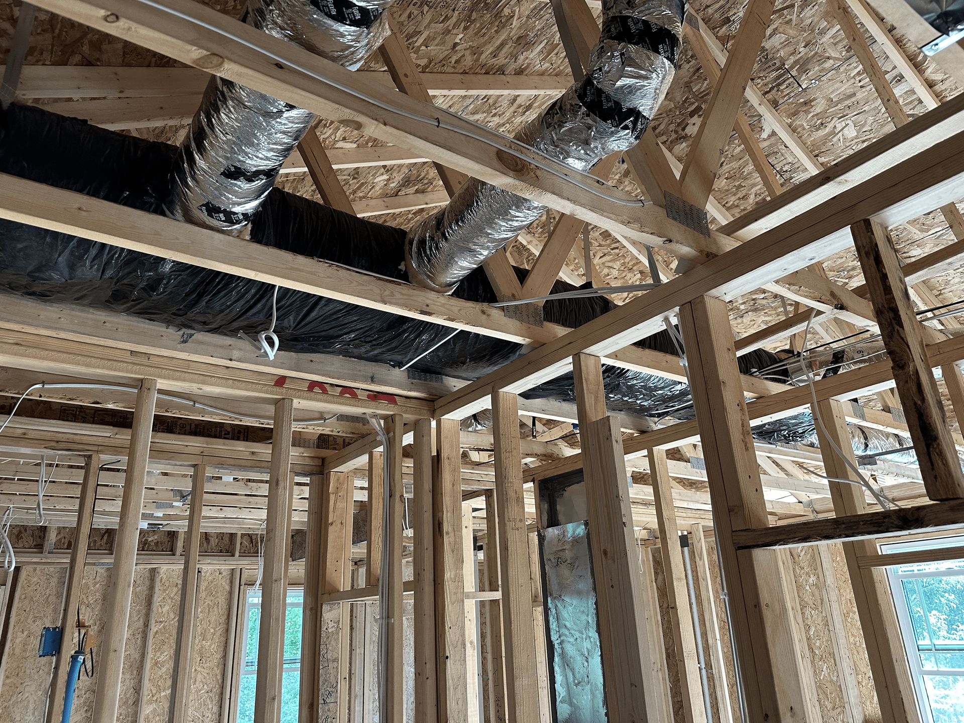 Ducts coming out of the Ceiling — Broomfield, CO — Anytime Heating and Cooling LLC
