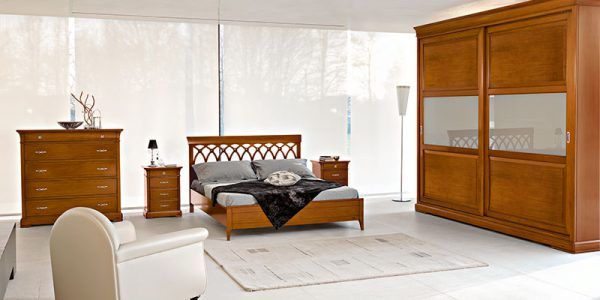 camera matrimoniale in legno