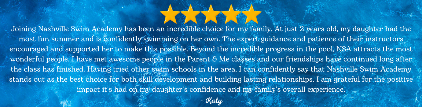 Nashville Swim Academy Review by Katy.