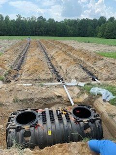 Infiltrator Chamber System — Rocky Mount, NC — Boswell & Son Septic Tank Service Inc.