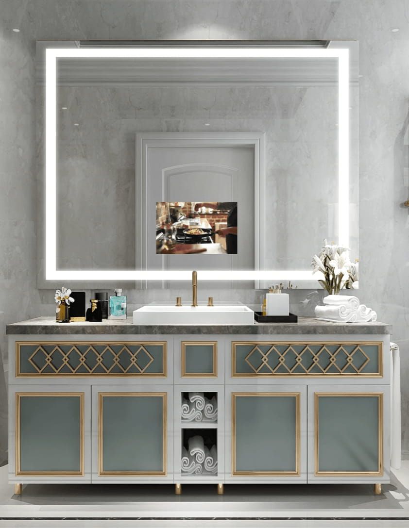 Electric Mirror Gallery Luxury Hotel Bathrooms Boston Magruder Associates