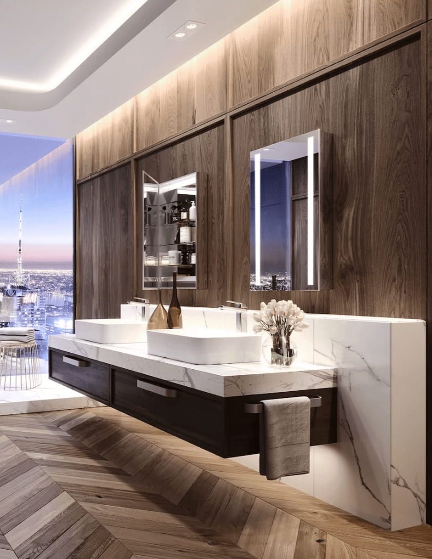 Electric Mirror Gallery Luxury Hotel Mirrors Boston Magruder Associates