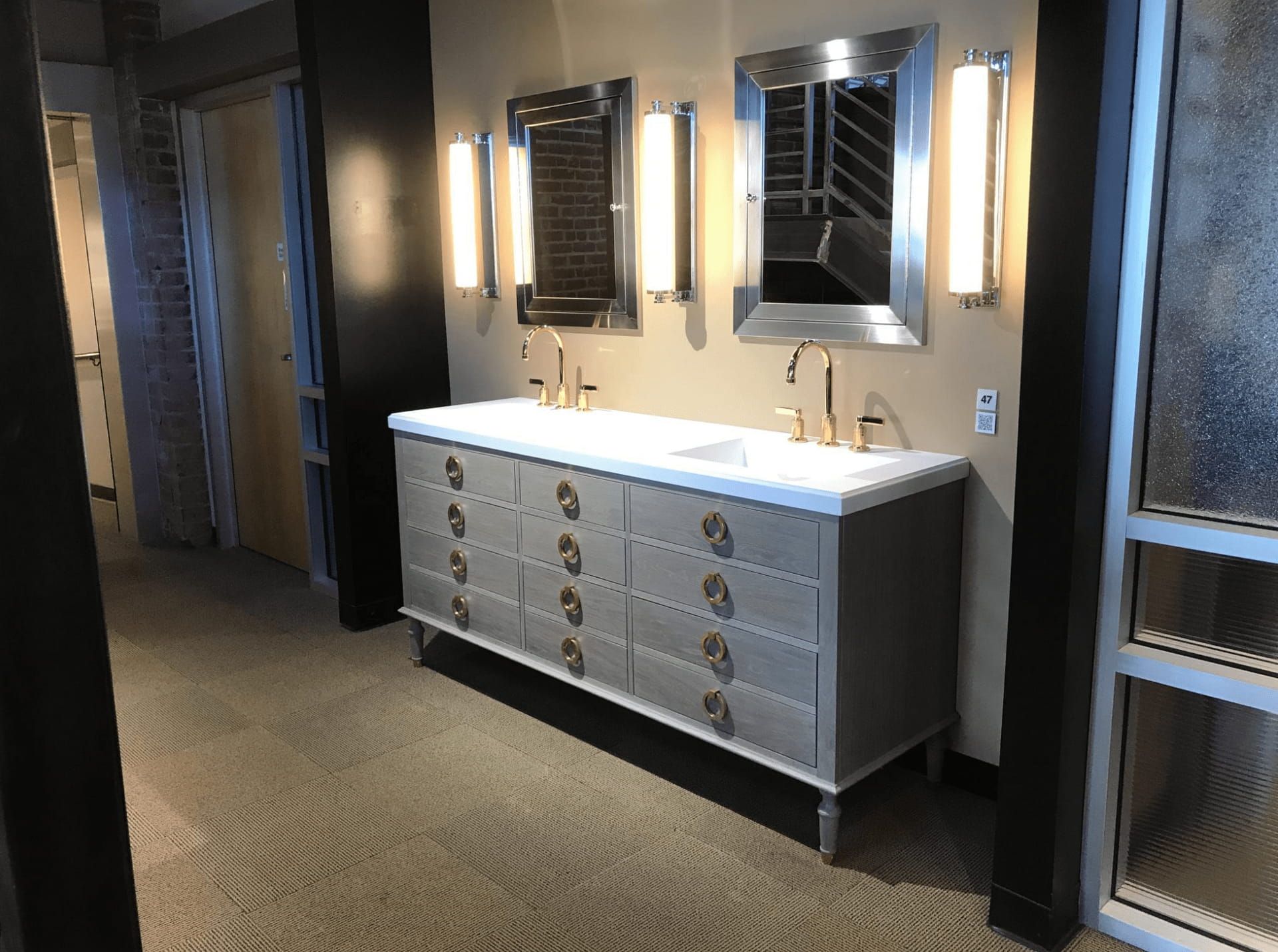 Furniture Guild Gallery Magruder Associates Boston MA Sink design his and hers sinks
