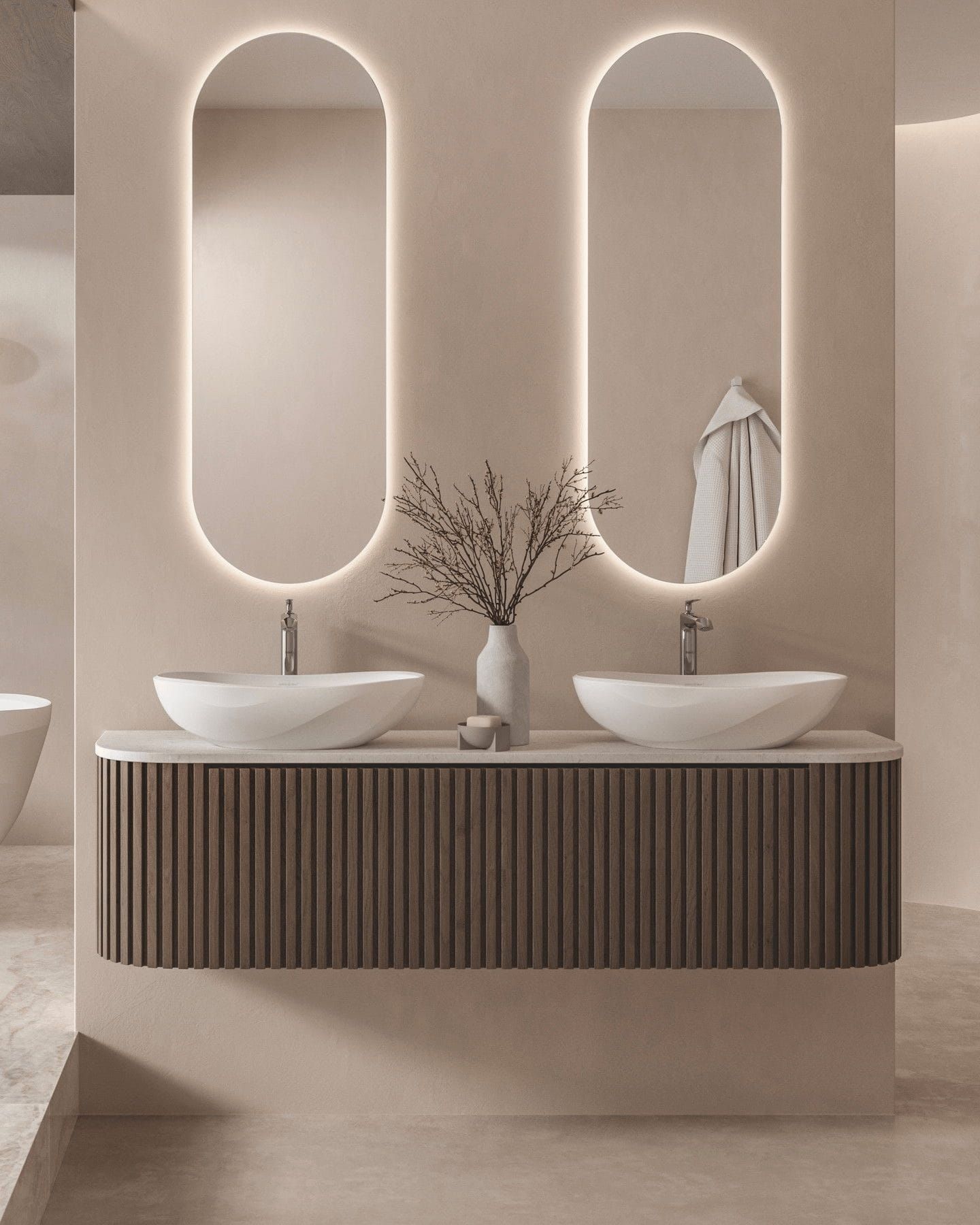 Victoria + Albert Gallery Magruder Assoicates His Hers sinks bathroom remodel ideas