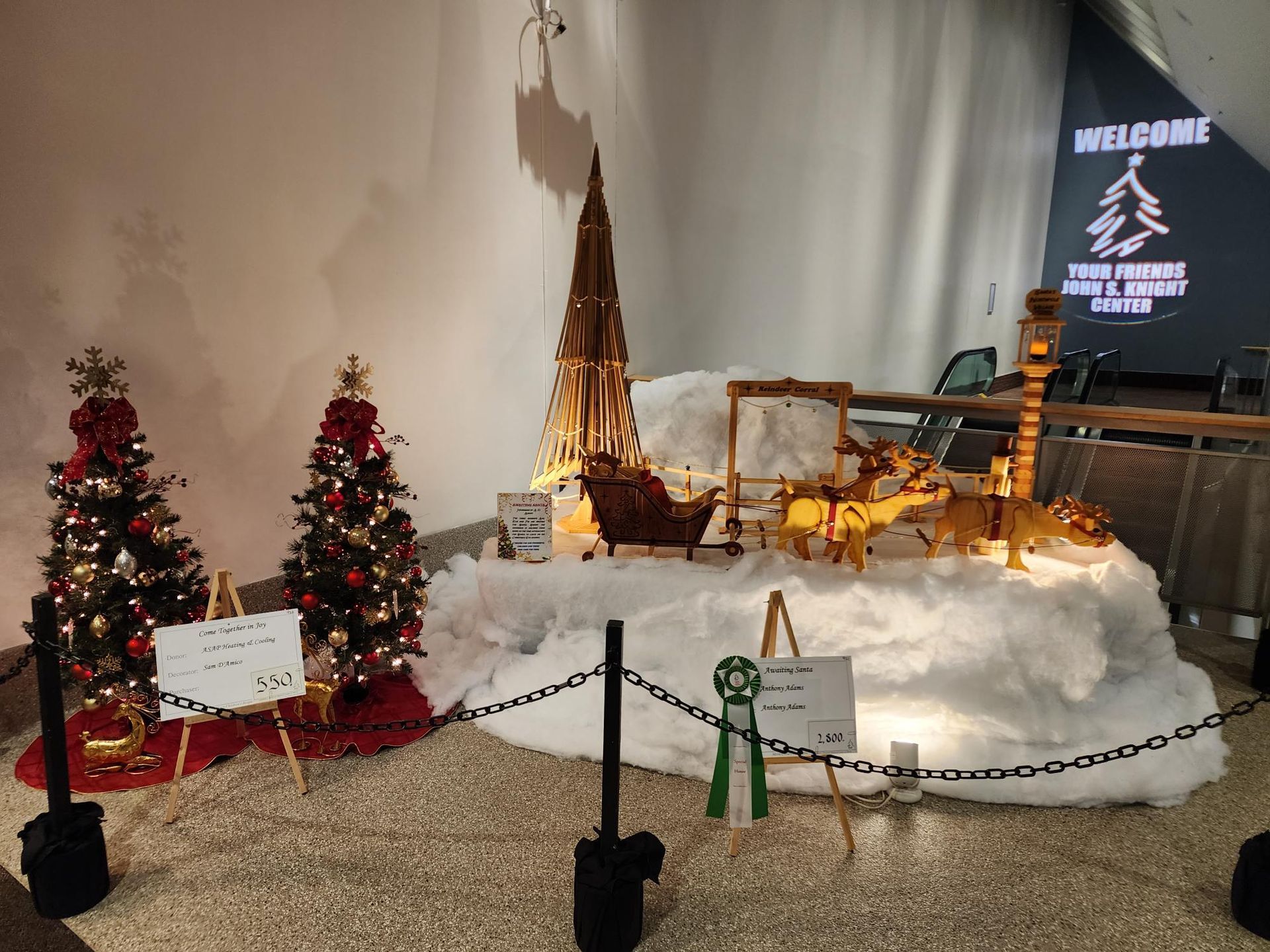 Nativity Scene at Akron Children's Hospital Holiday Tree Festival