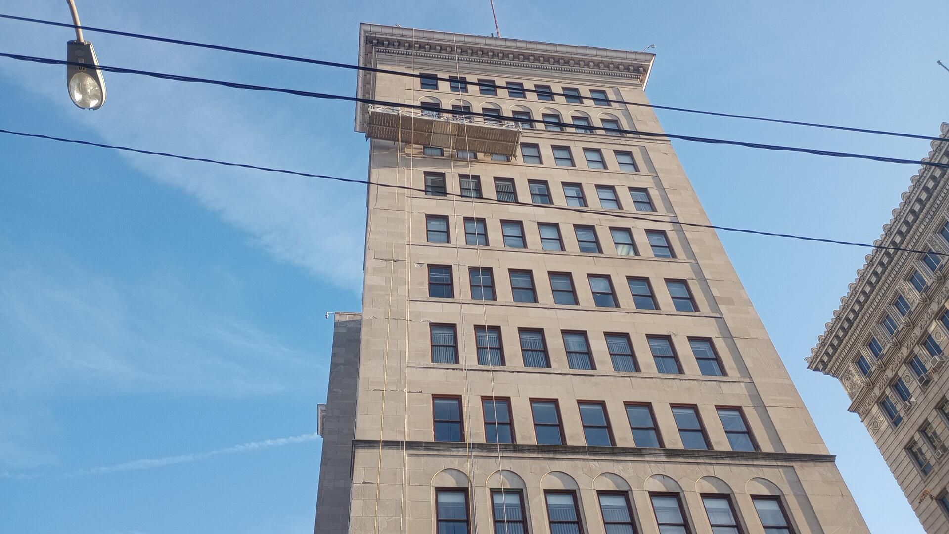 Downtown Stubenville concrete restoration by Ameriseal and Restoration